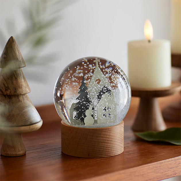 スノードーム おしゃれ オブジェ クリスマス ギフト shesay シセイ