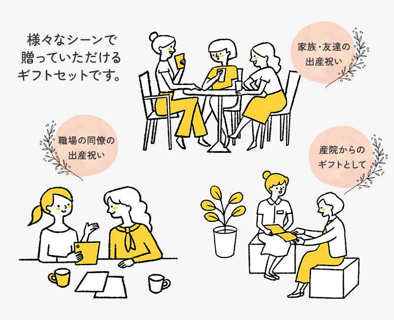 出産祝い ギフトバスケット スタンダード