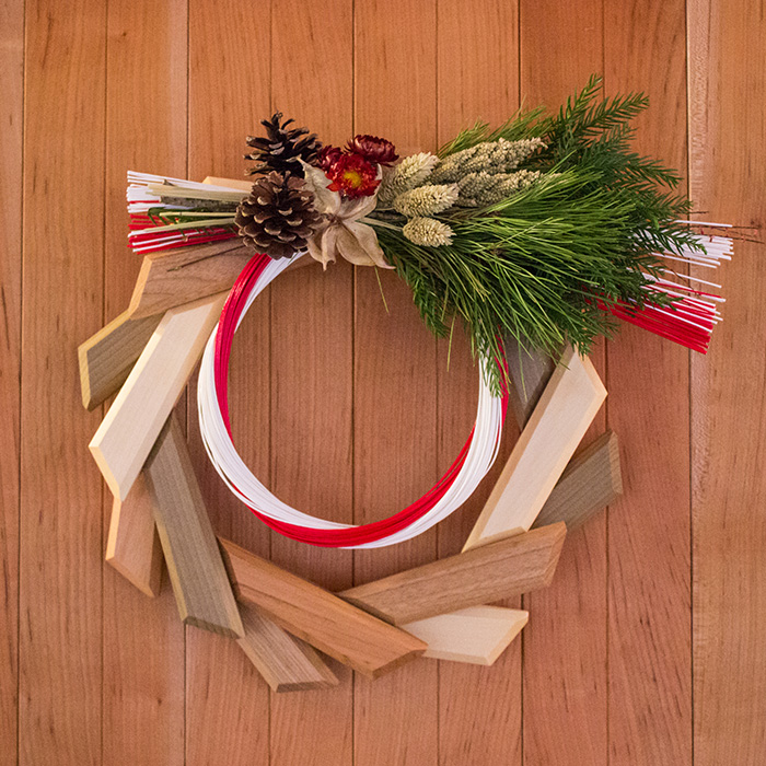 おしゃれ クリスマス リース 木製リース Oak Village オークヴィレッジ