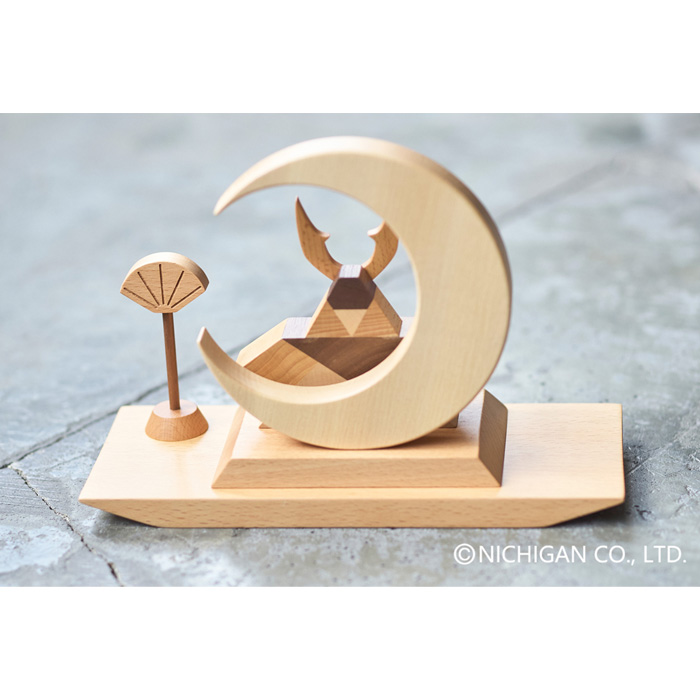 五月人形 鎧飾り コンパクト 木製 おしゃれ モダン ニチガン WOOD