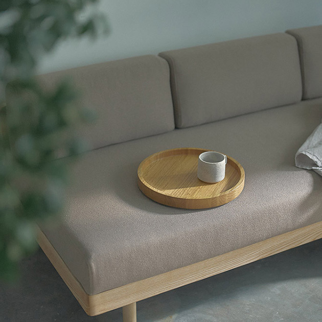 SIEVE シーヴ ALLLL ペット対応素材 morning daybed sofa ソファ ソファベッド ソファー 3人掛け 引っかきに強い ペット 北欧 おしゃれ アームレス 家具 