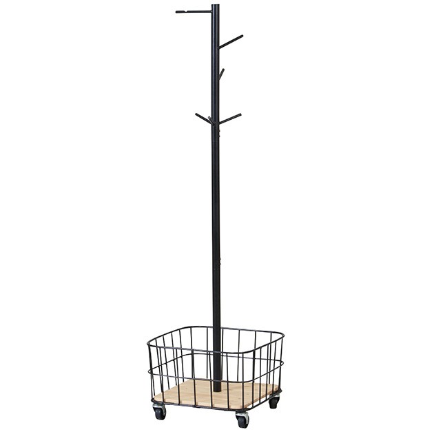 マッシュ ハンガーラック ポールハンガー アイアン パイン材 Mash BY