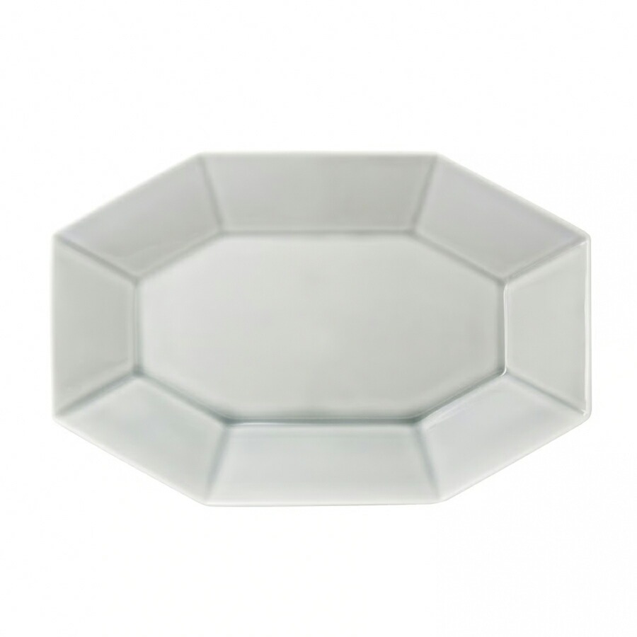 小田陶器 【送料無料】Oct-オクト-26.5八角プレート サイズ長辺26.5cm