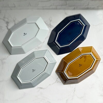 小田陶器 【送料無料】Oct-オクト-26.5八角プレート サイズ長辺26.5cm