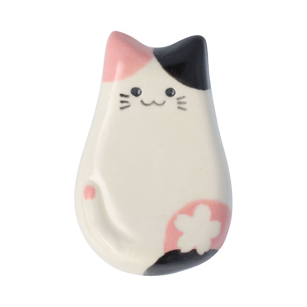 九谷焼 5種から選べる 猫の箸置き / 遠藤 絢子 和食器 猫 ネコ はし