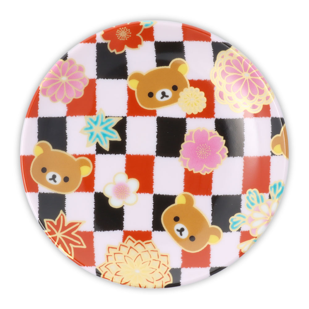 九谷焼 小皿 リラックマ / 晴寿窯 10.5cm｜豆皿 キャラクター 食器