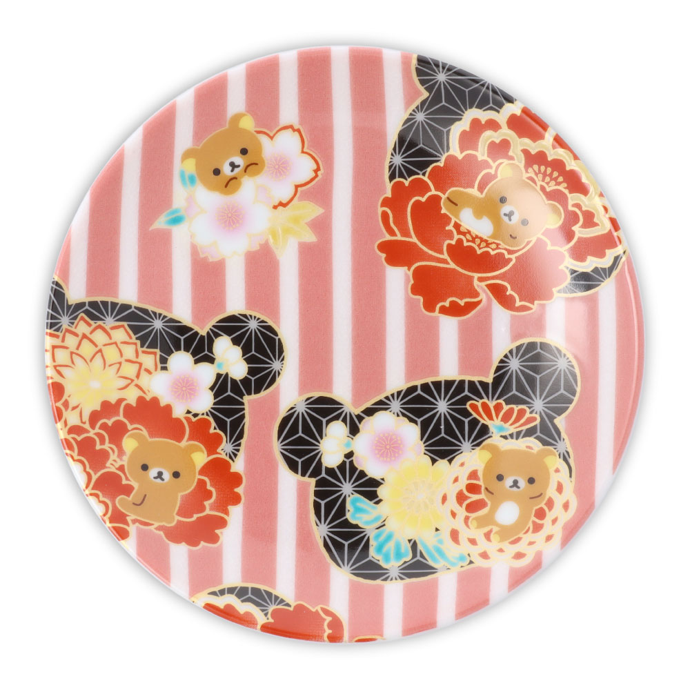 九谷焼 小皿 リラックマ / 晴寿窯 10.5cm｜豆皿 キャラクター 食器