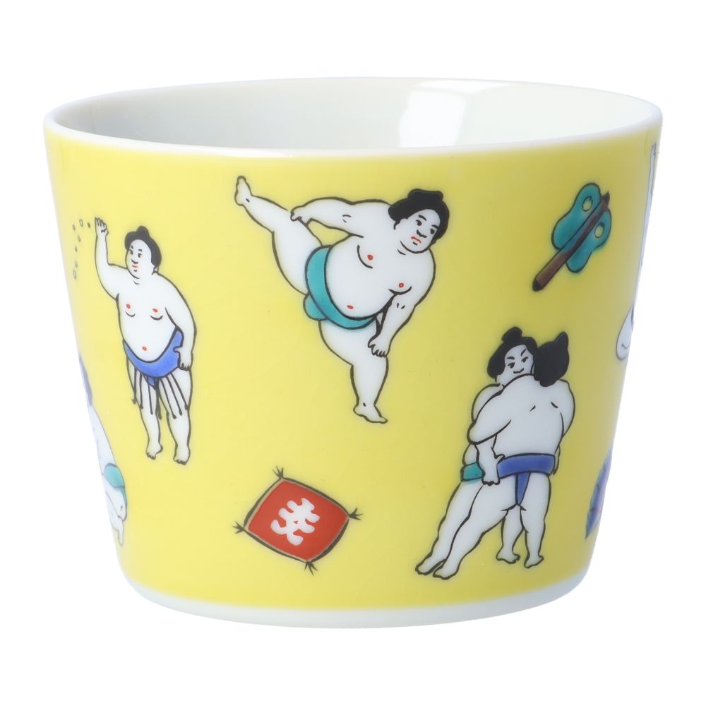 九谷焼 縁起カップ 吉祥 / 青郊窯 【旧形状】 そばちょこ フリーカップ
