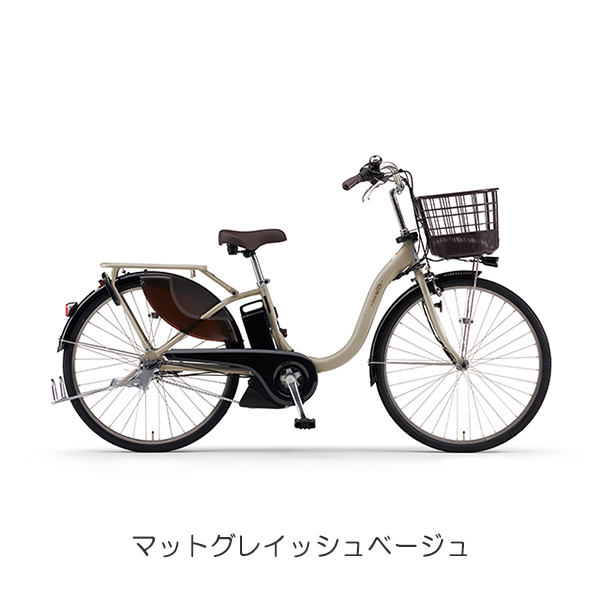 YAMAHA 電動アシスト自転車（色：シルバー系）｜自転車車体