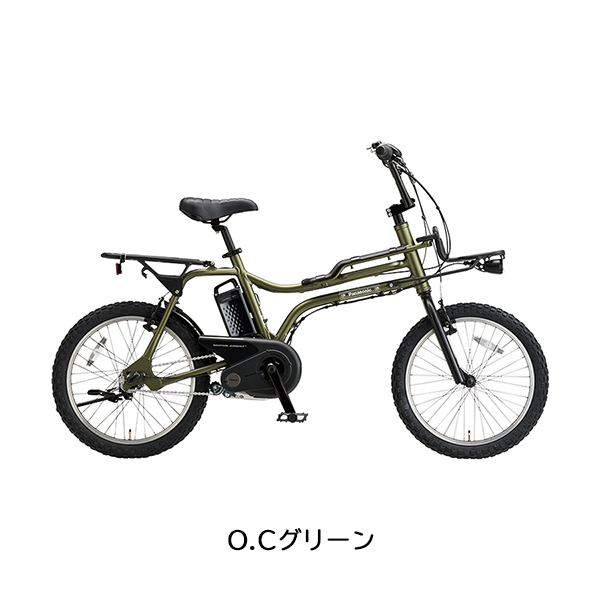 1年保証 送料無料　パナソニック　20インチ　カーキ色　人気　電動アシスト自転車 パナソニック Panasonic 電動アシスト自転車 20インチ SW 特別