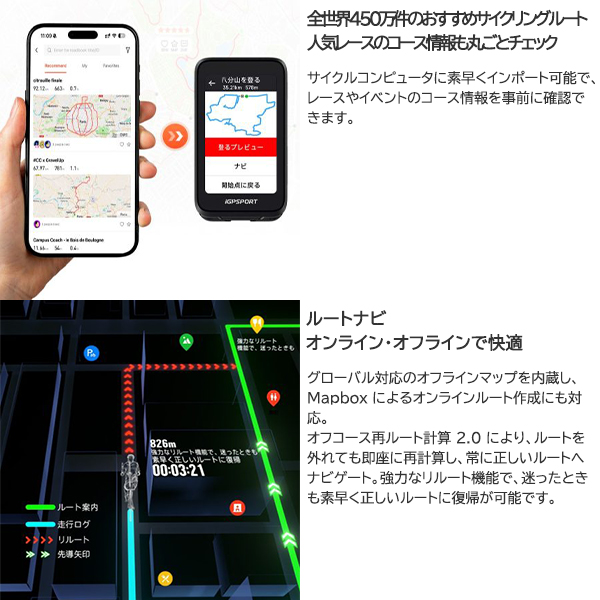 iGP SPORT(アイジーピー スポーツ) BiNavi Air(バイナビ エアー