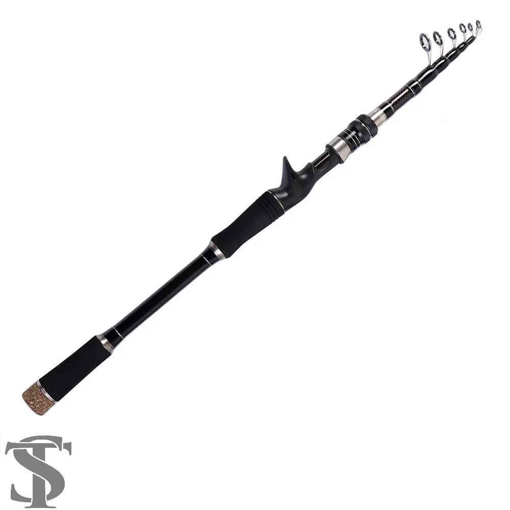 並行輸入品】GHOTDA 新型カーボン伸縮式ルアーロッド 1.8M -3M