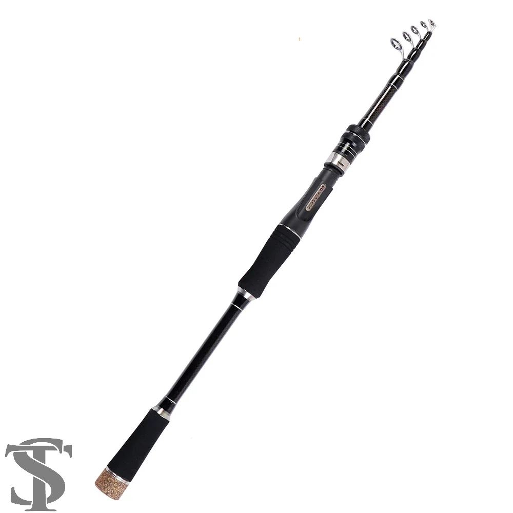 並行輸入品】GHOTDA 新型カーボン伸縮式ルアーロッド 1.8M -3M