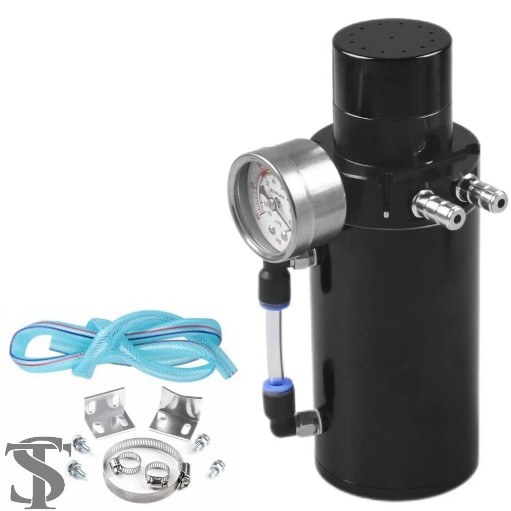 並行輸入品】アルミエンジンオイルキャッチタンクリザーバーブリーザー