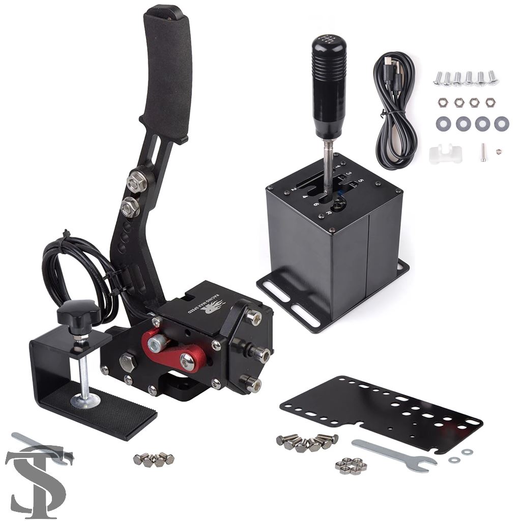 並行輸入品】16 ビット PC レーシングゲーム USB ハンドブレーキ H