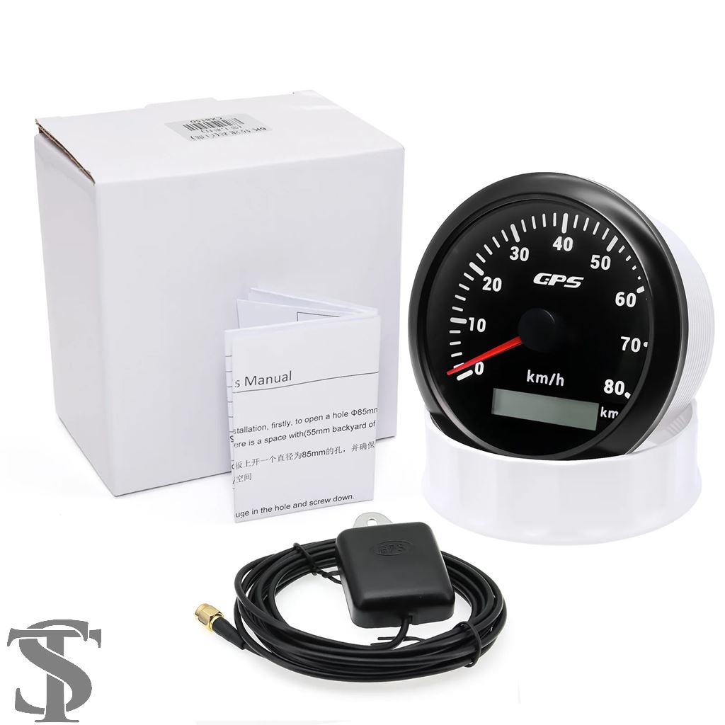 並行輸入品 85 MM GPS スピードメーターゲージ 60/120/200KMH 7 色