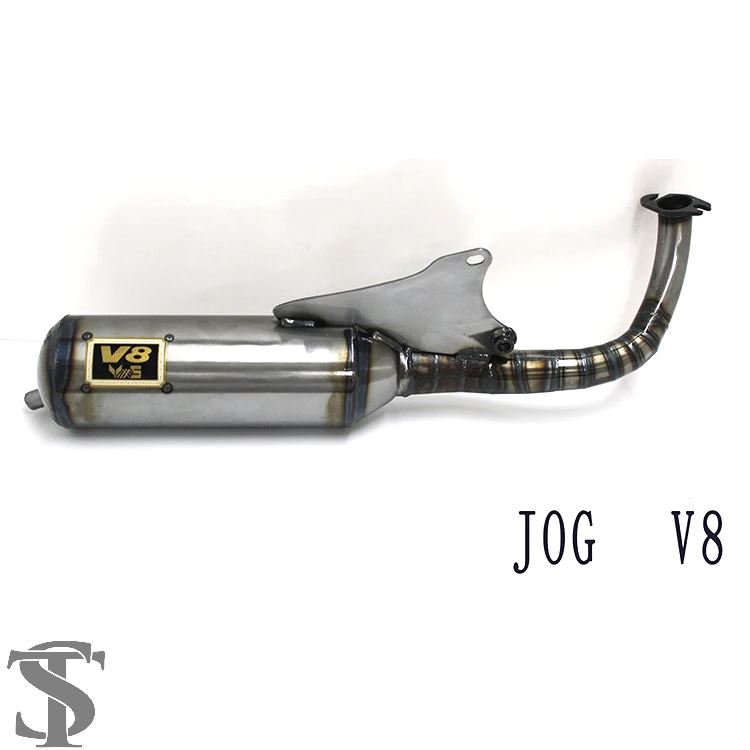 並行輸入品】バイク V8 マフラーレーシングフルエキゾースト