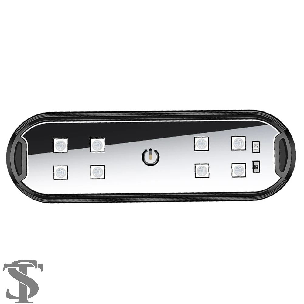 6/8 LED ドアライト LED ウェルカムライト磁気制御 USB 充電自動オープンドア安全衝突防止緊急信号ランプ | ブランド登録なし | 01