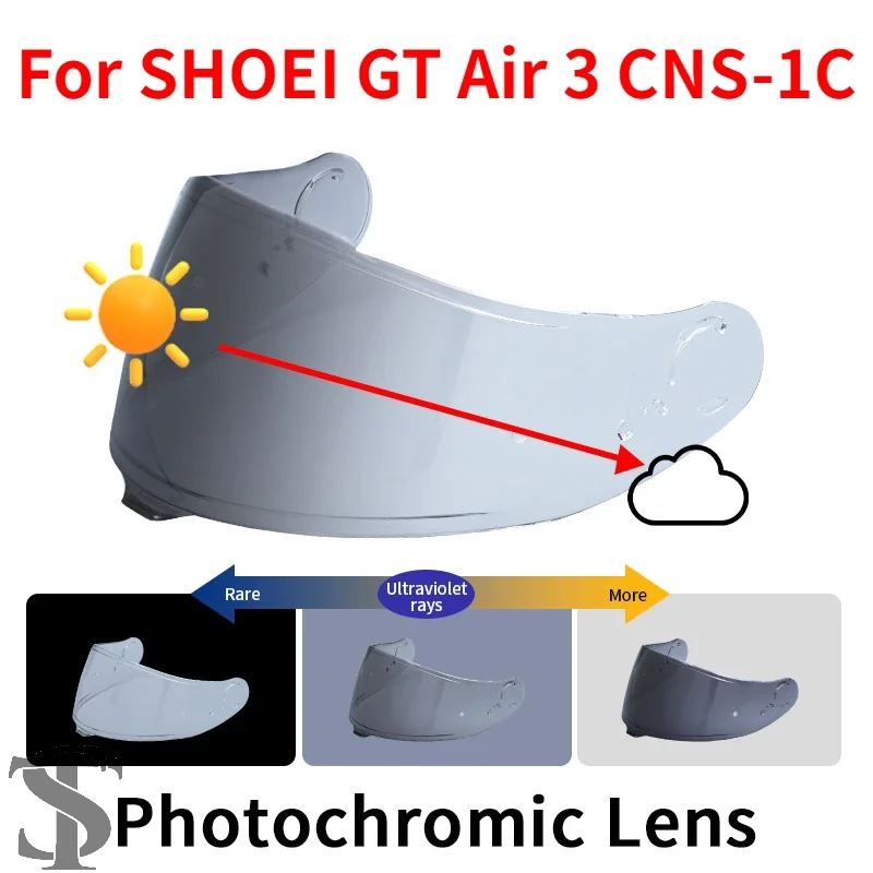 並行輸入品 GT AIR 3 バイザーシールド SHOEI CNS-1C CNS 1C GT-AIR3