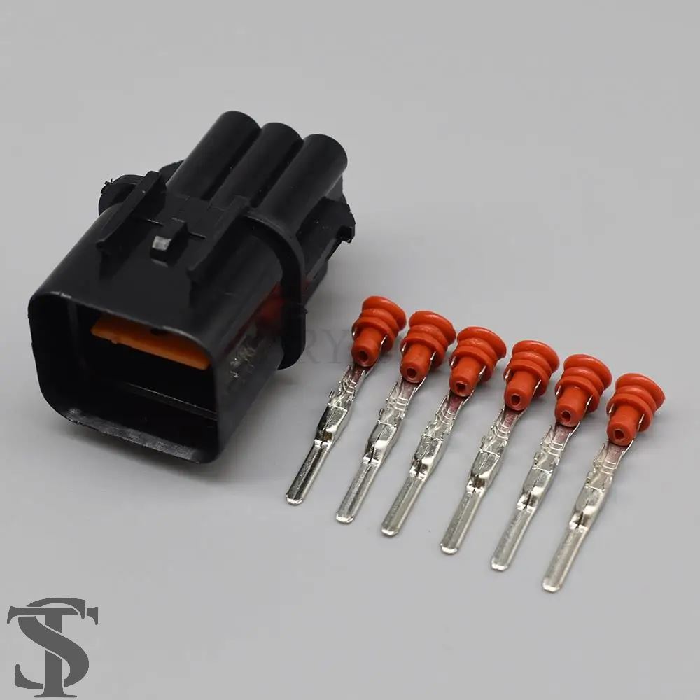 並行輸入品 1個 6ピン 車用防水電線コネクタ 自動車用ヘッドライト 6P