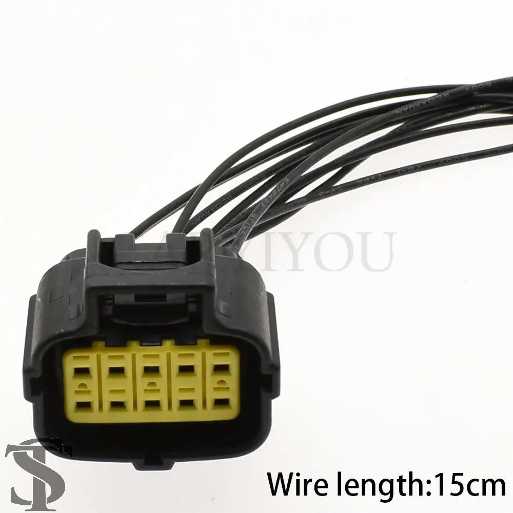 並行輸入品 1セット 10ピン 174657-2 自動車電線防水コネクタ 174655-2 174656-7 車用オスプラグ メスソケット ...