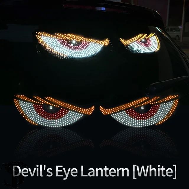 並行輸入品 車用USBダイナミックビッグデビルアイライト2個 プログラム