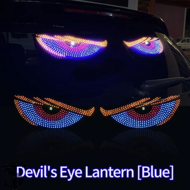 並行輸入品 車用USBダイナミックビッグデビルアイライト2個 プログラム