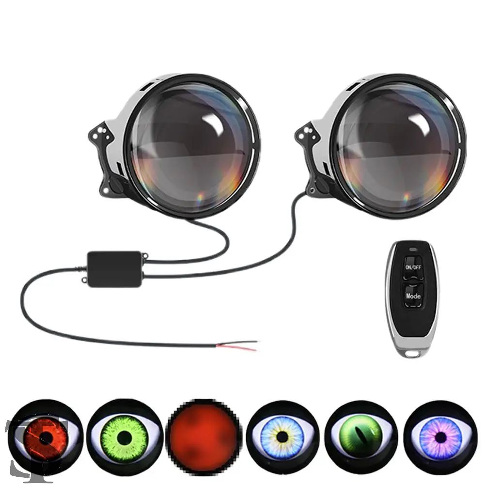 並行輸入品 LEDダイナミックデビルアイスタイルカーライト1.5Wレンズ