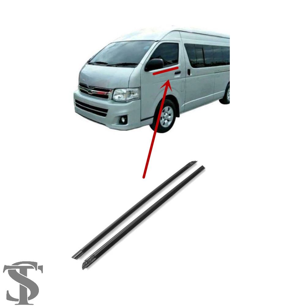 並行輸入品 2 ピース窓ガラスゴムトヨタハイエース用ウェザー