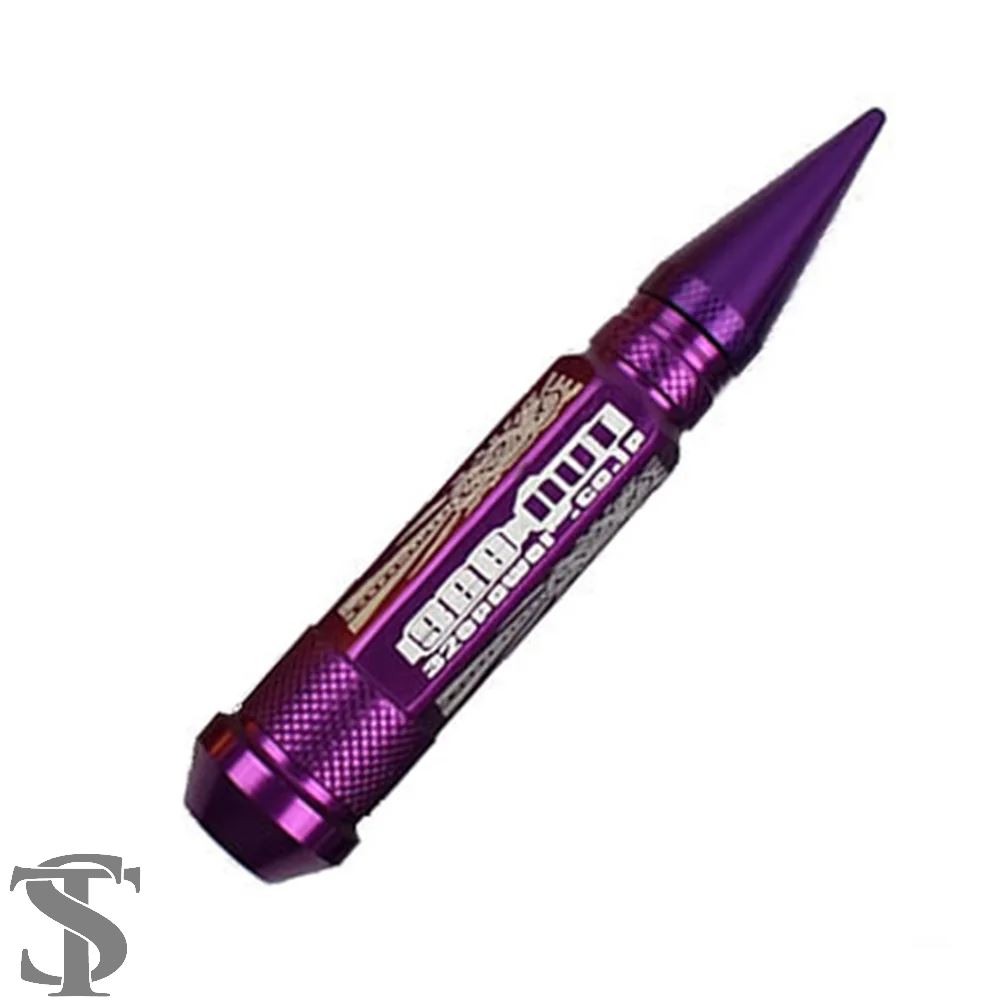 紫パープル】ラグナット ロングナット アルミナット キャップ付 326