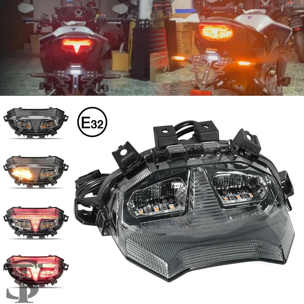 MT-09 SP 2024 バイクテールライトヤマハ MT09 Y-AMT MT-09SP 2025 リアブレーキストップランプテールライト LED ウインカーフラッシャー | ブランド登録なし | 01