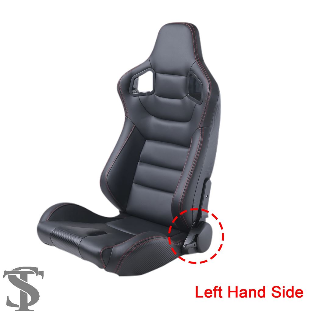 並行輸入品 調節可能レーシングシート 3D PVC フルラップレザー汎用