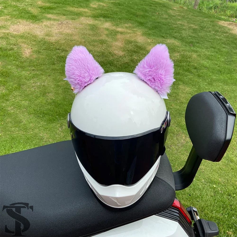 並行輸入品 2個セット バイク用装飾 可愛いぬいぐるみ猫耳 バイク用