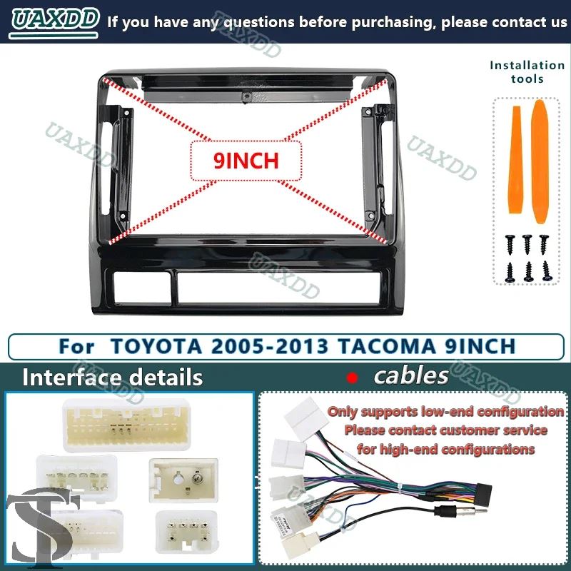 並行輸入品 トヨタ 2005-2016 タコマ 9 インチ DVD CD プレーヤー