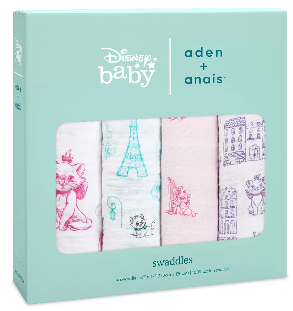 aden + anais　おくるみ4枚セット Disney Baby　コットン100％　120cm×...