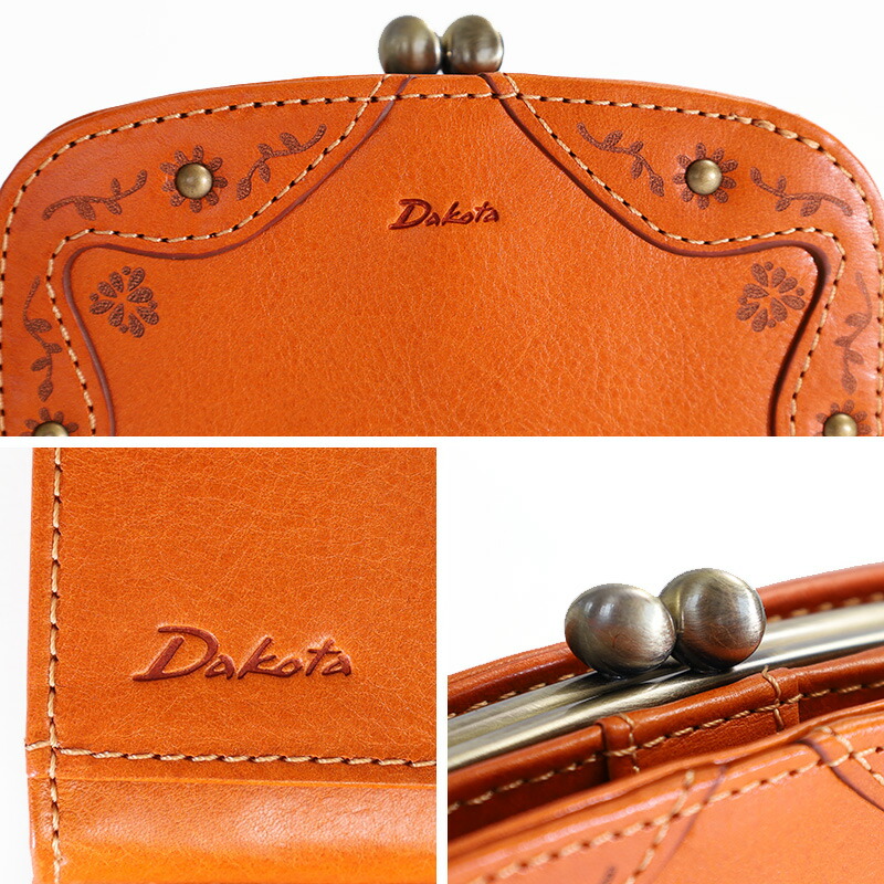 Dakota マーゴット がま口二つ折り財布 0031601