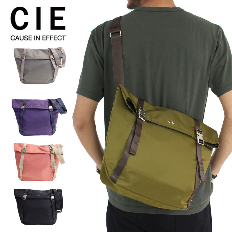 ★MUCENT★ Eloi Denim Shoulder Bag Unisex P00000NN CIE シー ショルダーバッグ 斜め掛け 肩掛け GLOSSY SHOULDER L