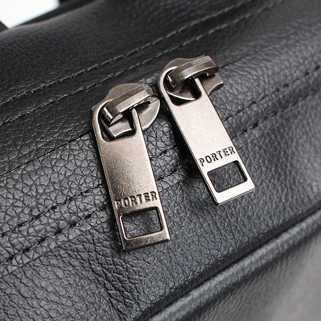 PORTER ポーター 本革 レザー ビジネスバッグ　ブラック A4 PORTER ポーター ガード デイパック 033-05060 吉田カバン 本革