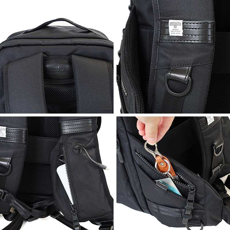 アッソブ AS2OV CORDURA DOBBY 305D 3WAY BACK PACK S バックパック ショルダーバッグ 061405  ユニセックス UNBY