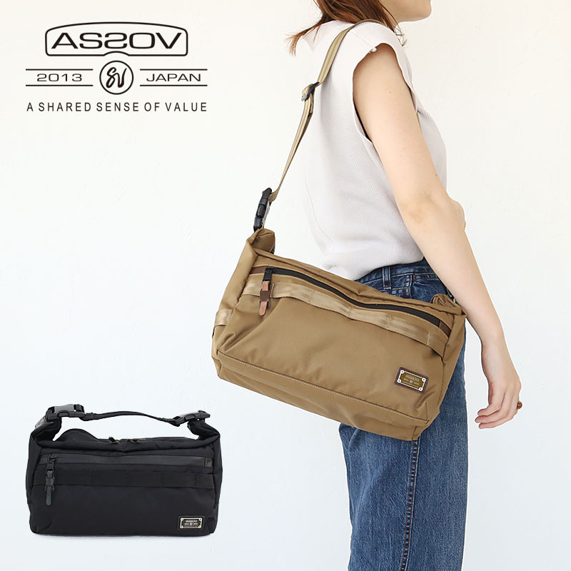 アッソブ AS2OV CORDURA DOBBY 305D 2WAY BAG Mサイズ ショルダー