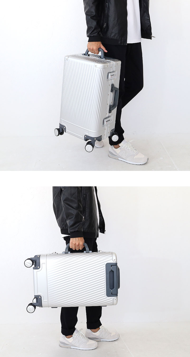 エース スーツケース アルゴナム2-F アルミニウム素材 フレームタイプ 