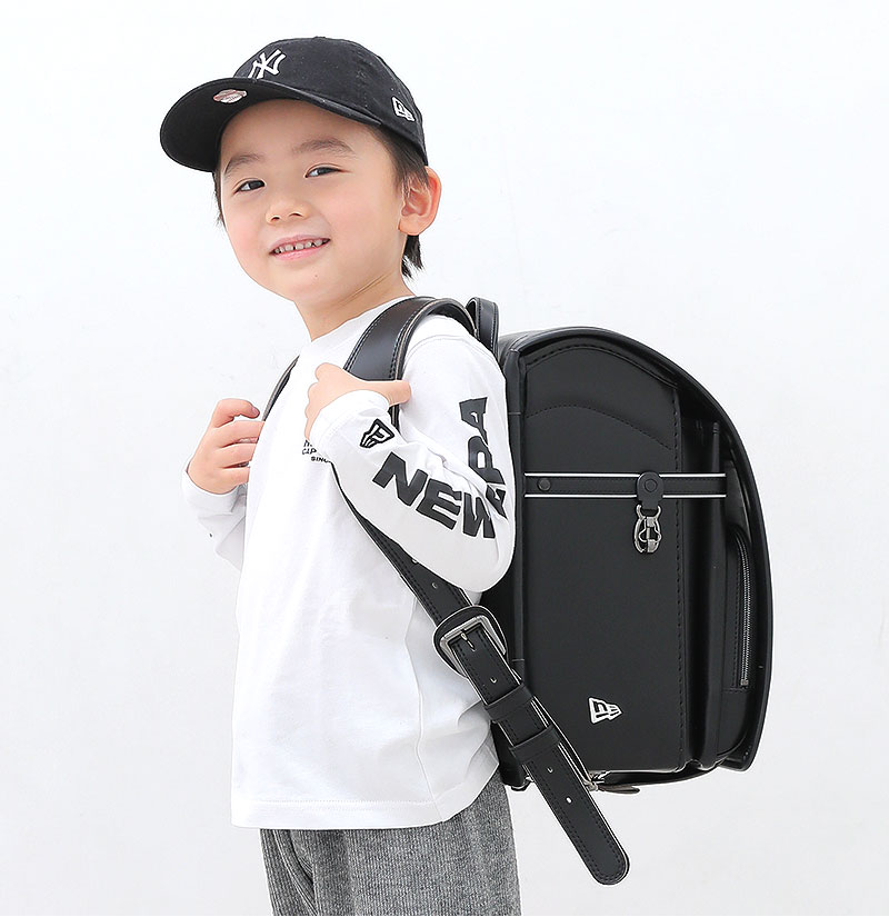 Newera ランドセル ストリート 男の子 ブラック 23年入学 6年保証 軽量 ニューエラ かっこいい 女の子 日本製 黒 ブランド