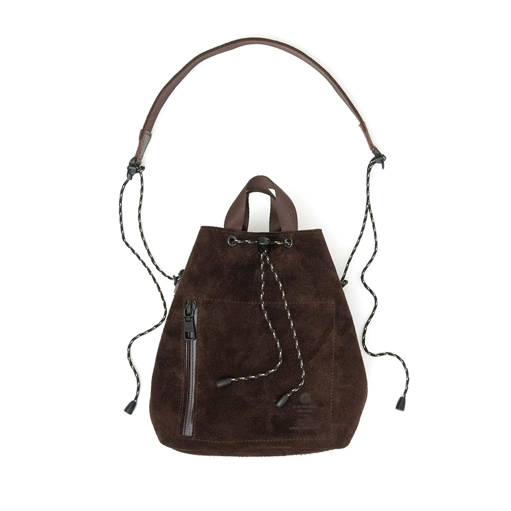 AS2OV（アッソブ） ショルダーバッグ WATER PROOF SUEDE DRAWSTRING