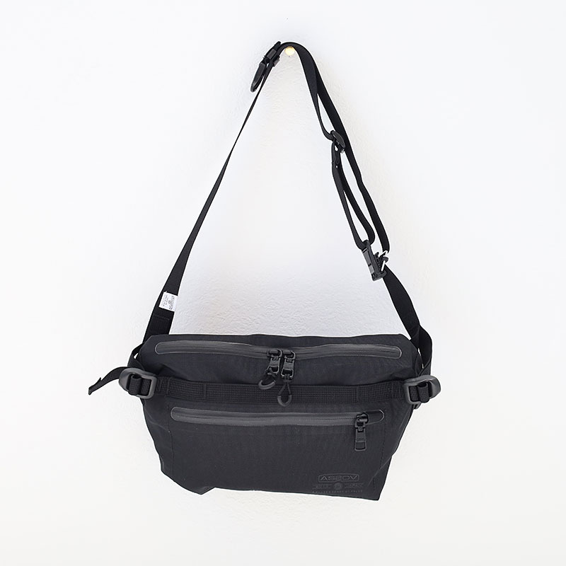 美品 AS2OV WATER PROOF FANNY PACK BLACK AS2OV（アッソブ） AS2OV WATER PROOF CORDURA 305D FANNY PACK