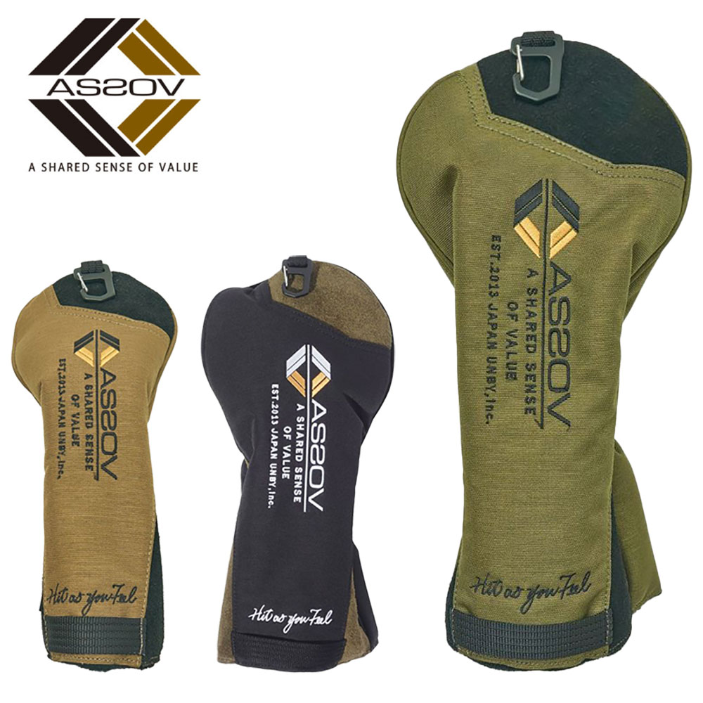 AS2OV（アッソブ） AS2OV GOLF アッソブゴルフ ドライバーカバー