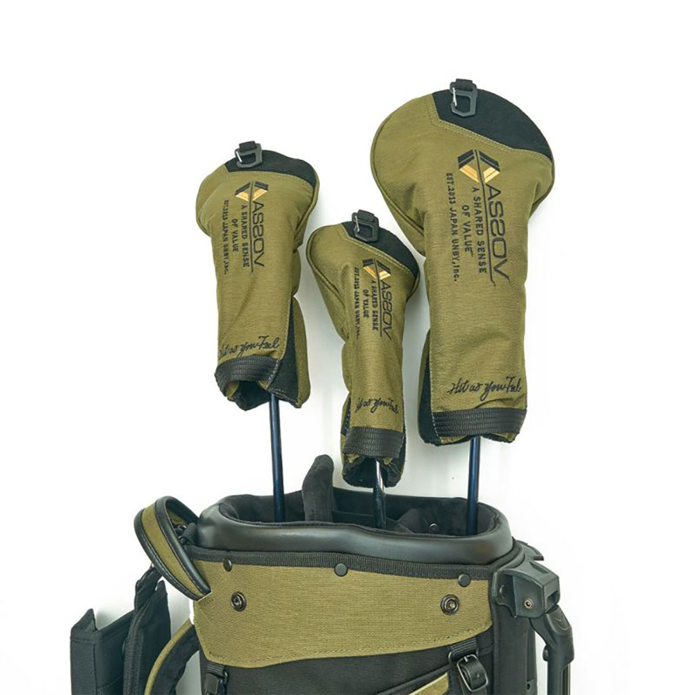 アッソブゴルフ　AS2OV GOLF　GOLF POLYCA ヘッドカバー UT用 AS2OV（アッソブ） AS2OV GOLF アッソブゴルフ ユーティリティ用