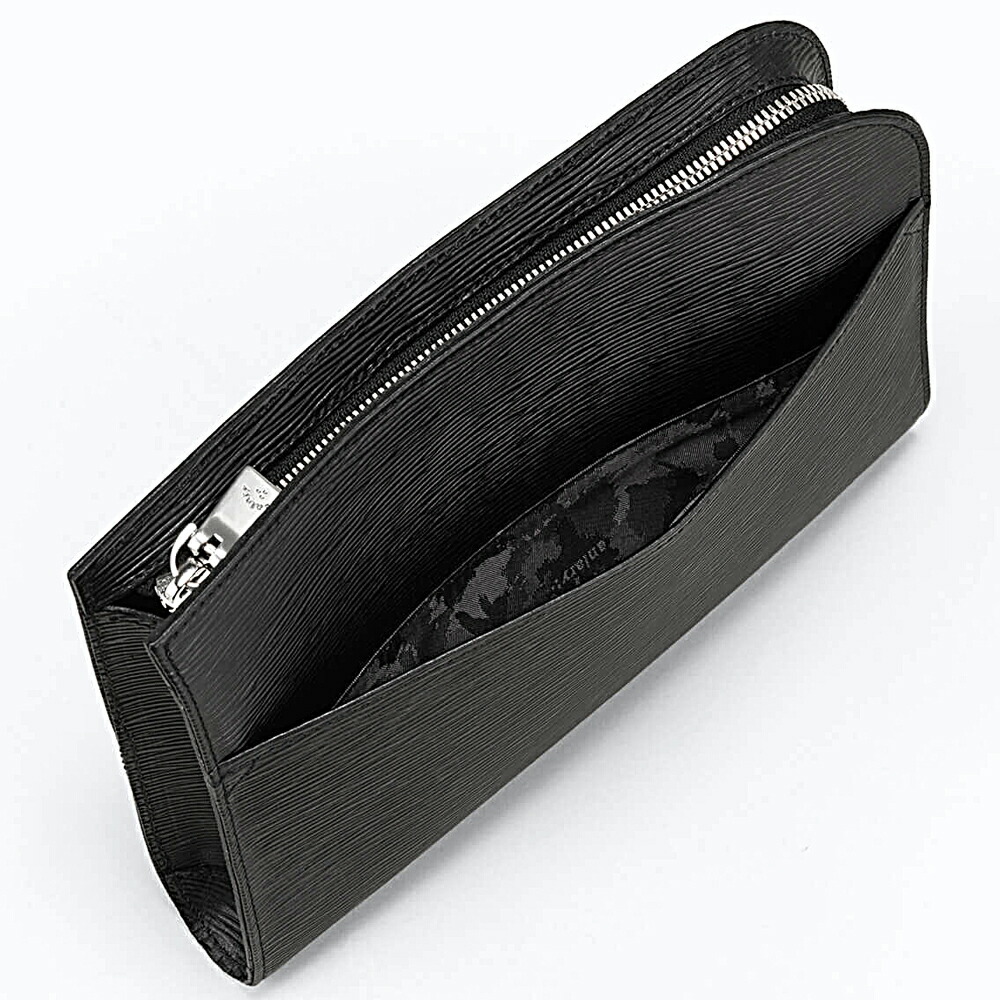 aniary アニアリ ウェーブ レザー クラッチ バッグ 16-08000