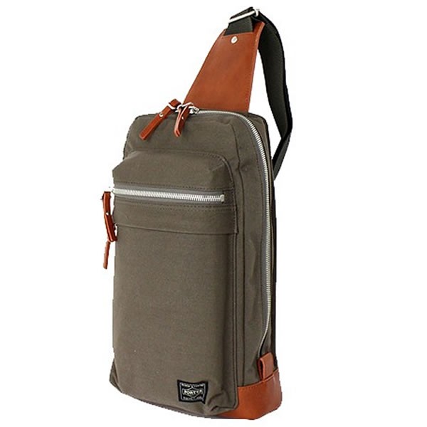 希少‼️PORTER ポーター ROOT ルート スリングバッグ カーキ PORTER ポーター ルート スリングショルダーバッグ 234-01263