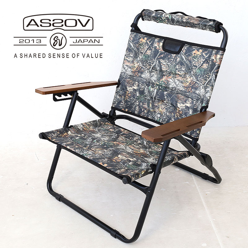 AS2OV アッソブ RECLINING LOW ROVER CHAIR ローバーチェア camo