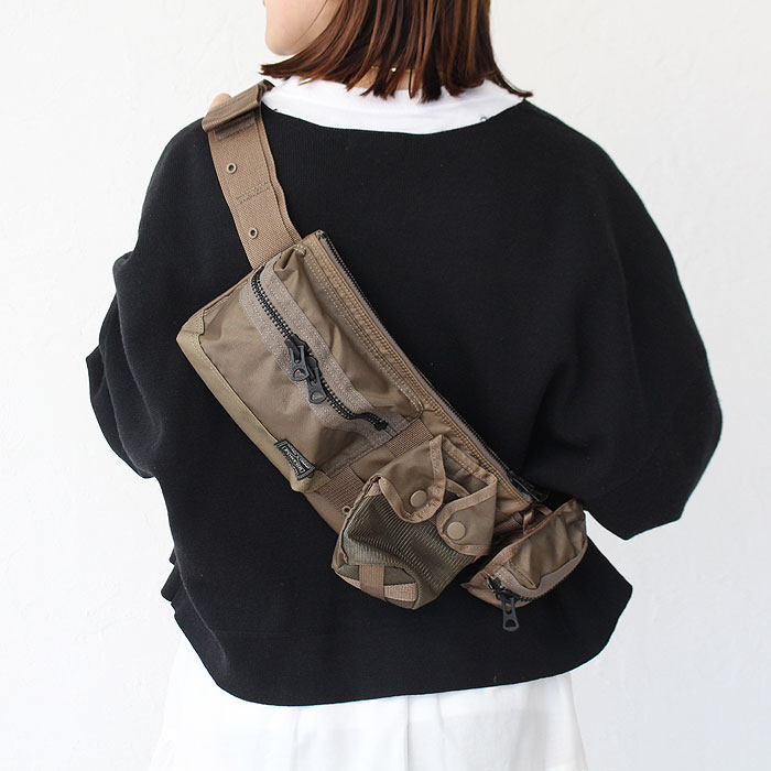 ポーター オール ウエストバッグ 502-05961 吉田カバン PORTER ALL WAIST BAG with POUCHES ボディバッグ